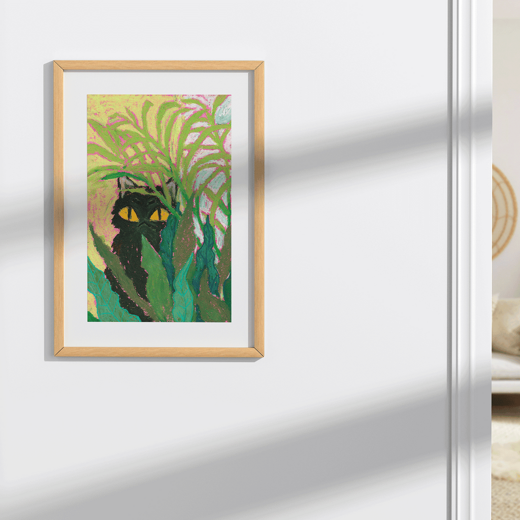 Black Cat - Art Print