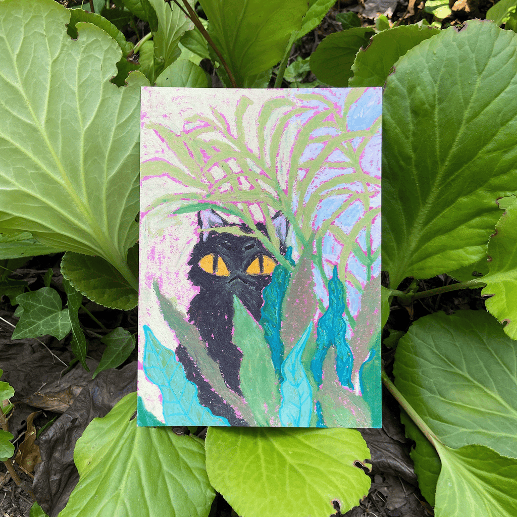 Black Cat - Art Print