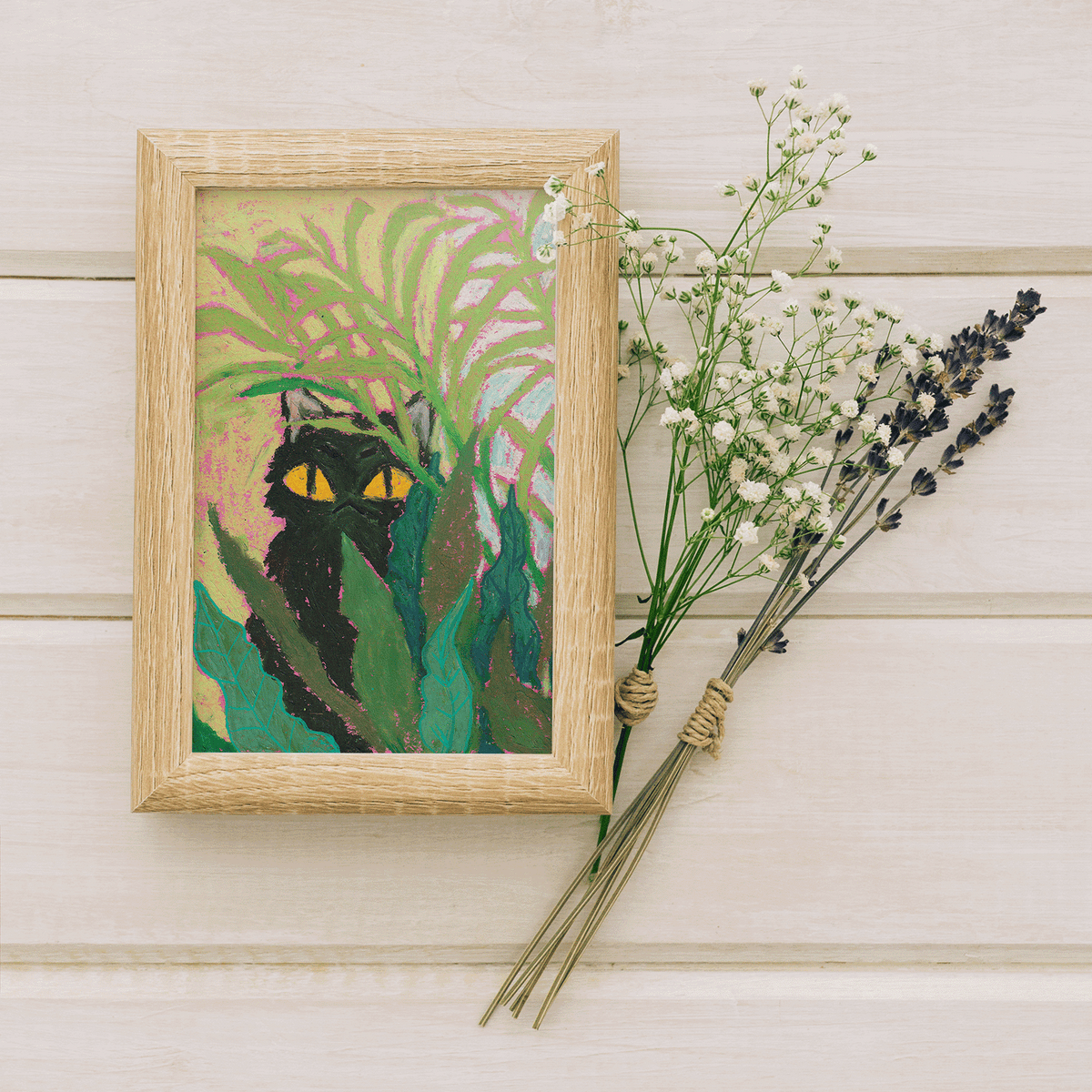 Black Cat - Art Print