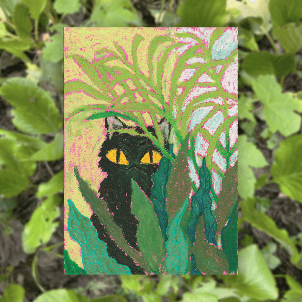 Black Cat - Art Print
